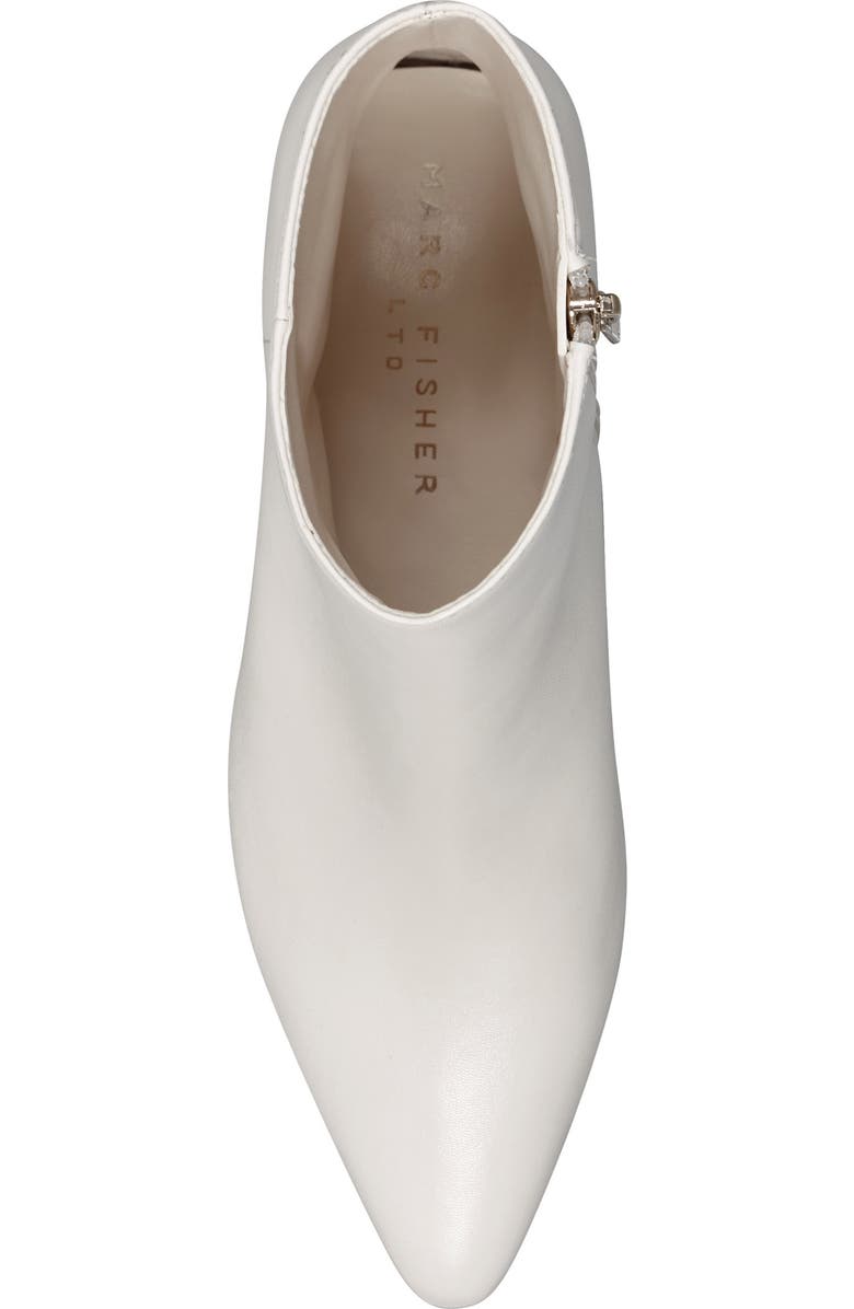 Marc Fisher LTD Kolton Kitten Heel Bootie, Alternate, color, White