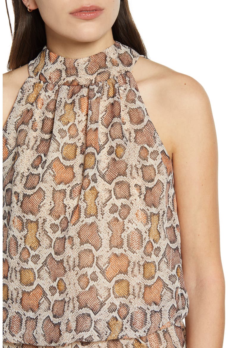 Bow Back Blouson Romper, Alternate, color, POP-ANIMAL