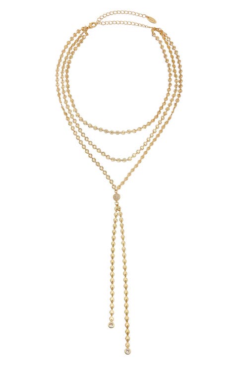 Multistrand Y-Necklace