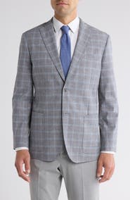 NORDSTROM RACK Check Notch Lapel Sport Coat