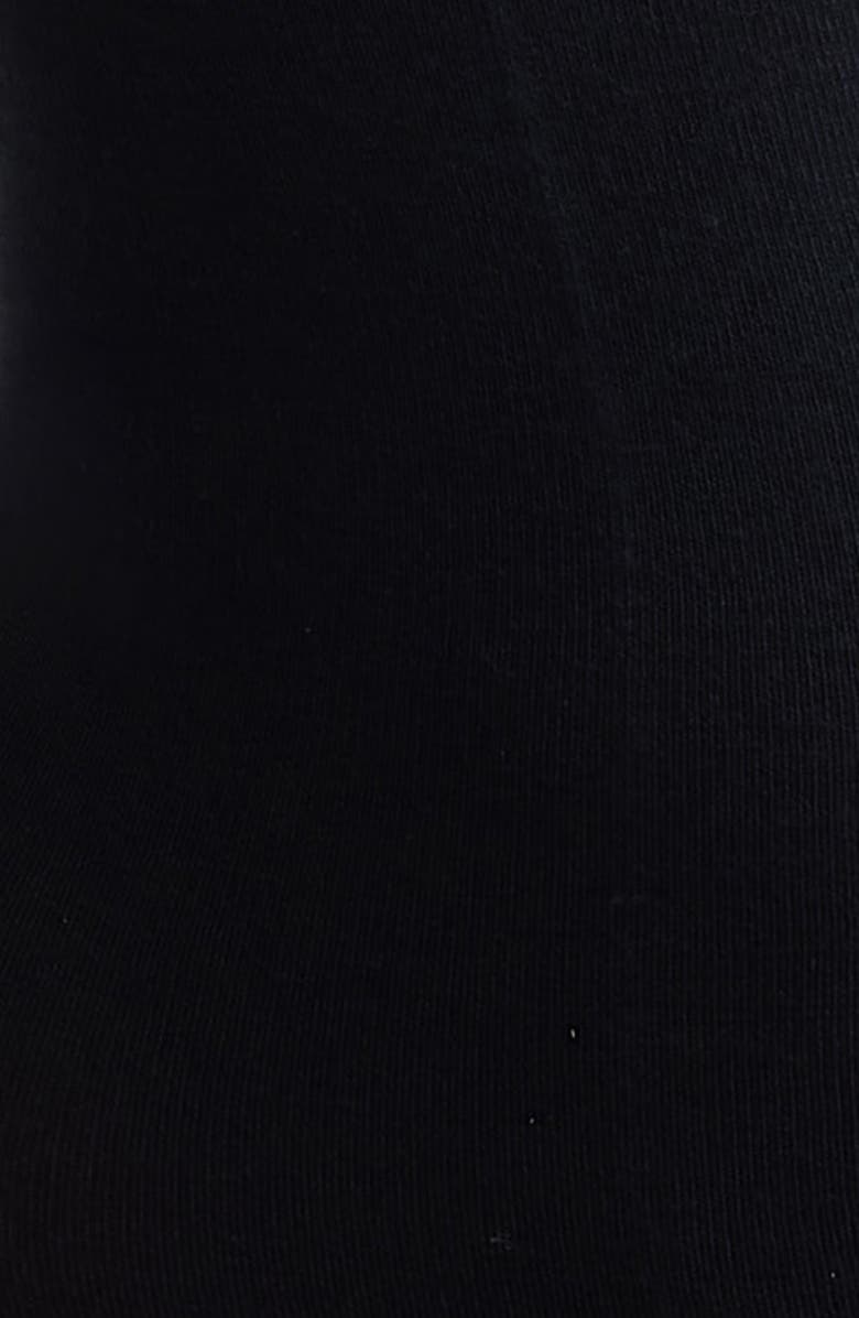 Oroblu Cheryl Quarter Socks, Alternate, color, Black