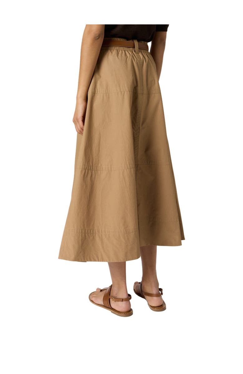 22535459 Jina High Waist A-Line Midi Skirt, Alternate, color, Caramel