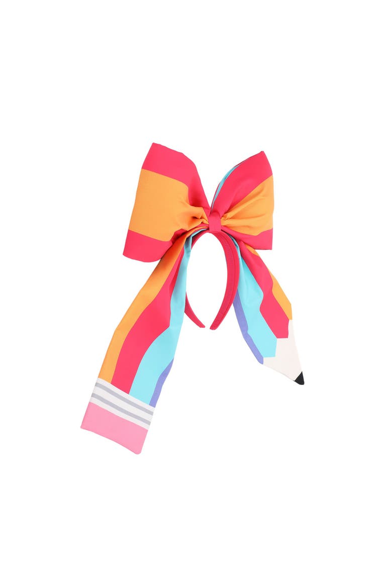 Jumbo Pencil Bow Party Accessory, Alternate, color, Multicolor