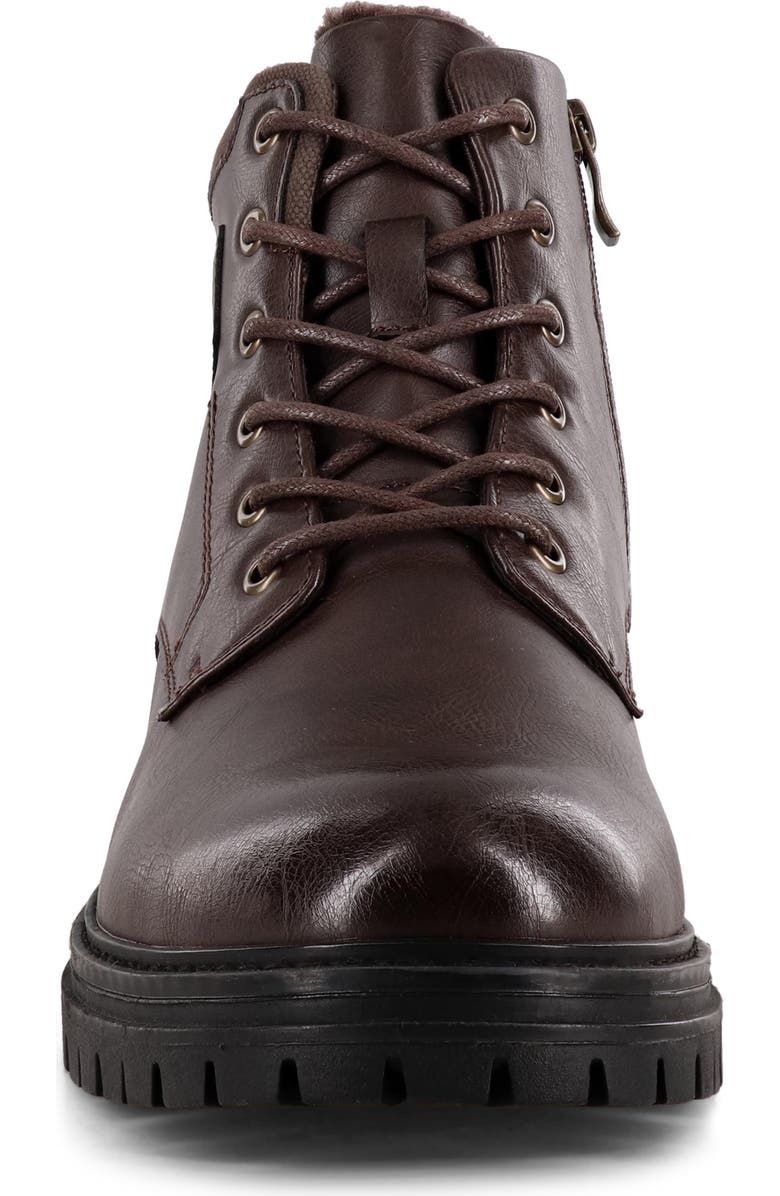 AQUATHERM BY SANTANA CANADA Fundy Faux Fur Lined Waterproof Boot, Alternate, color, Dark Brown