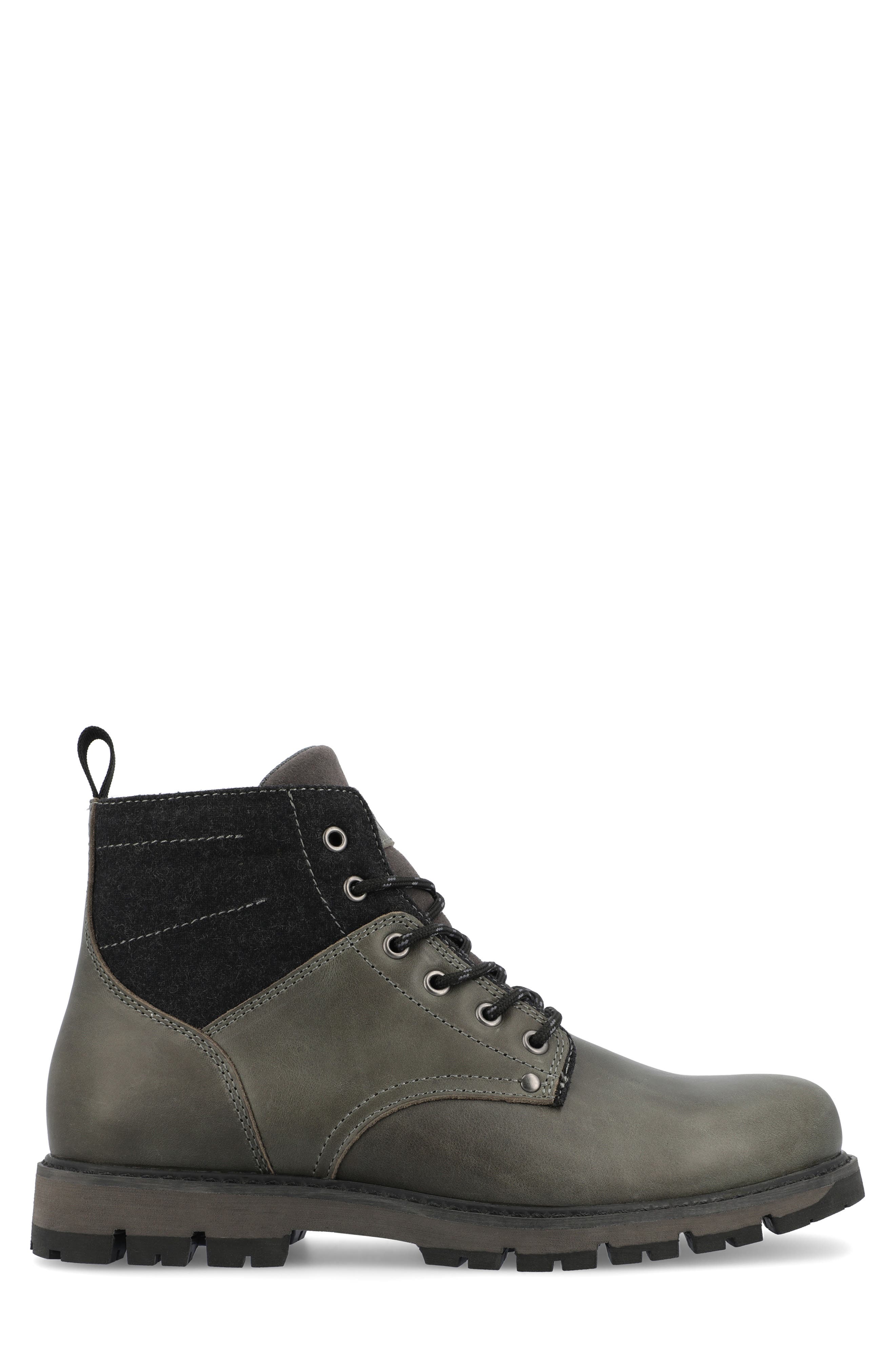 TERRITORY BOOTS Redline Water Resistant Plain Toe Lace-Up Boot, Alternate, color, 