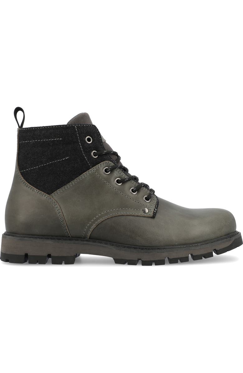 TERRITORY BOOTS Redline Water Resistant Plain Toe Lace-Up Boot, Alternate, color,