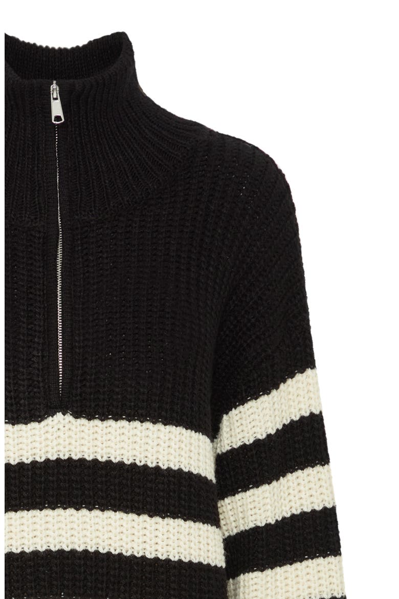 Barisa Tunic Sweater, Alternate, color, BLACK