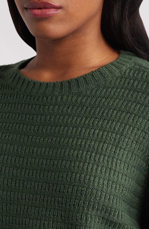 PACSUN PACSUN POLAR WAFFLE KNIT CROP SWEATER