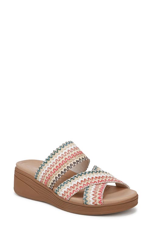 Bzees Fiona Wedge Sandal In Beige