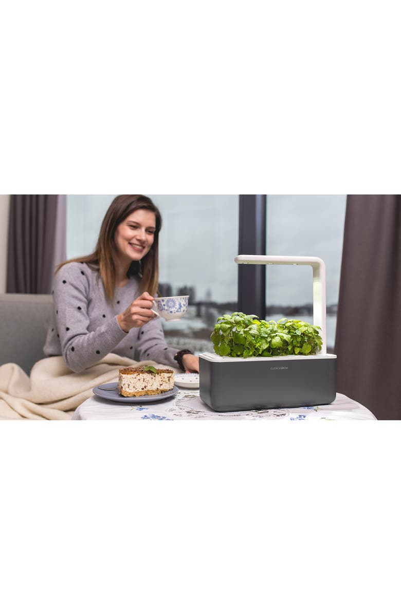 Click & Grow Smart Garden 3 Self Watering Indoor Garden, Alternate, color, Grey