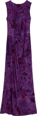 Desigual Floral Stretch Velvet Midi Dress