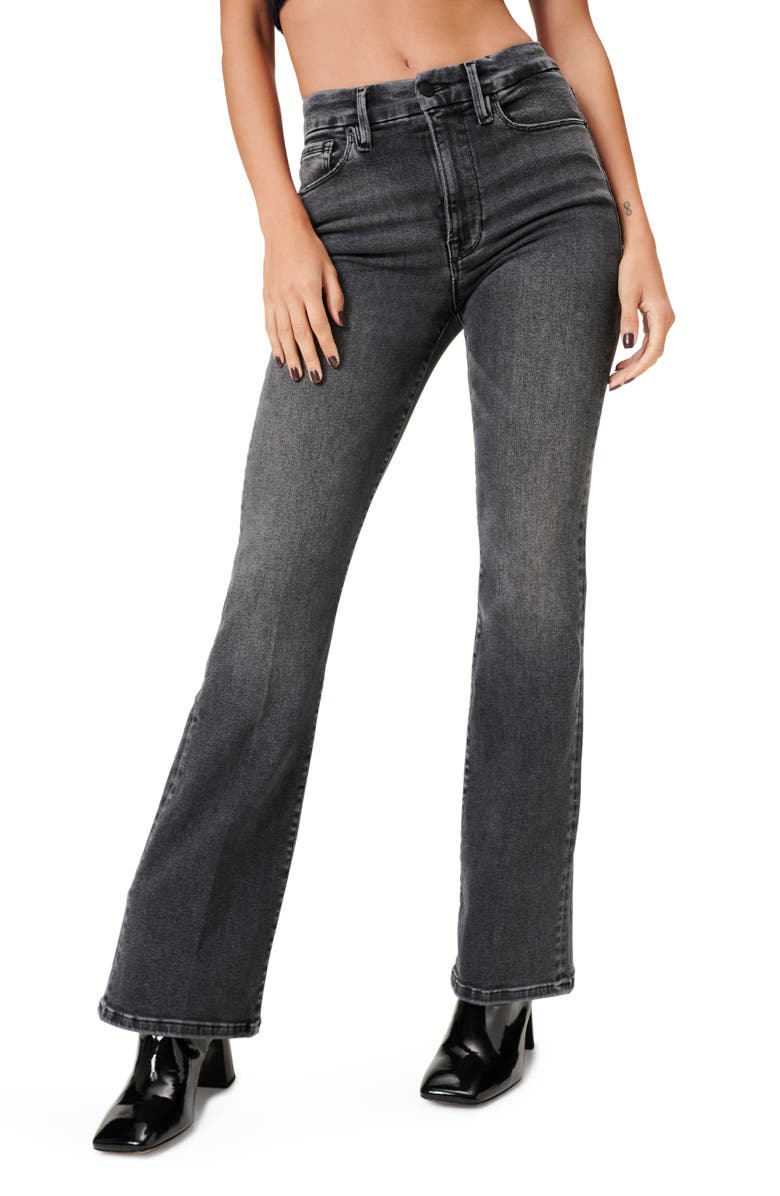 Good American Always Fits Bootcut Jeans, Main, color,