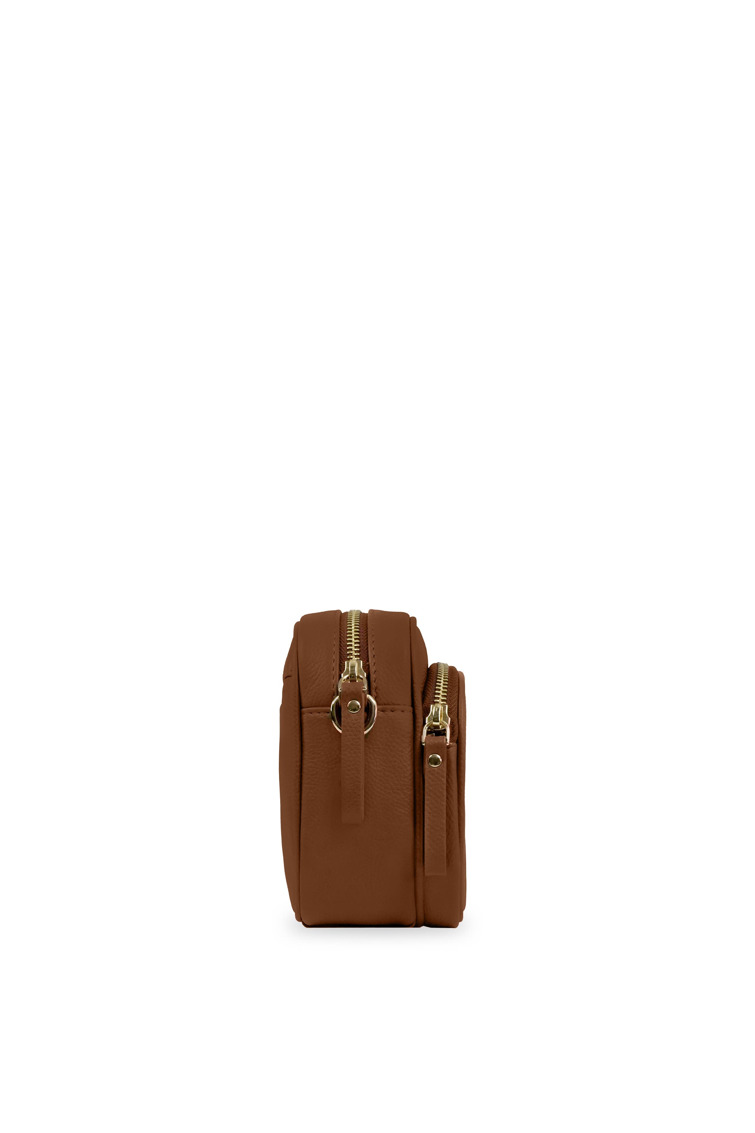 The Betty Leather Crossbody Bag, Alternate, color, Tan