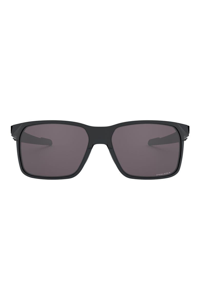 Portal X 61mm Sport Sunglasses, Main, color, CARBON/ PRIZM GREY