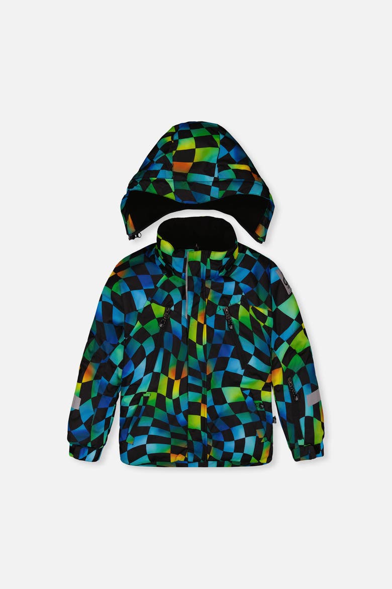 Play Insulated Cordura Reinforced Two Piece Snowsuit, Alternate, color, Green, Yellow & Blue Check