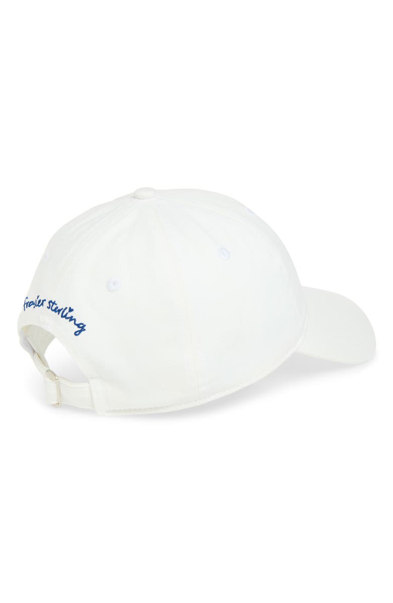 FRASIER STERLING Offshore Embroidered Baseball Cap, Alternate, color, White