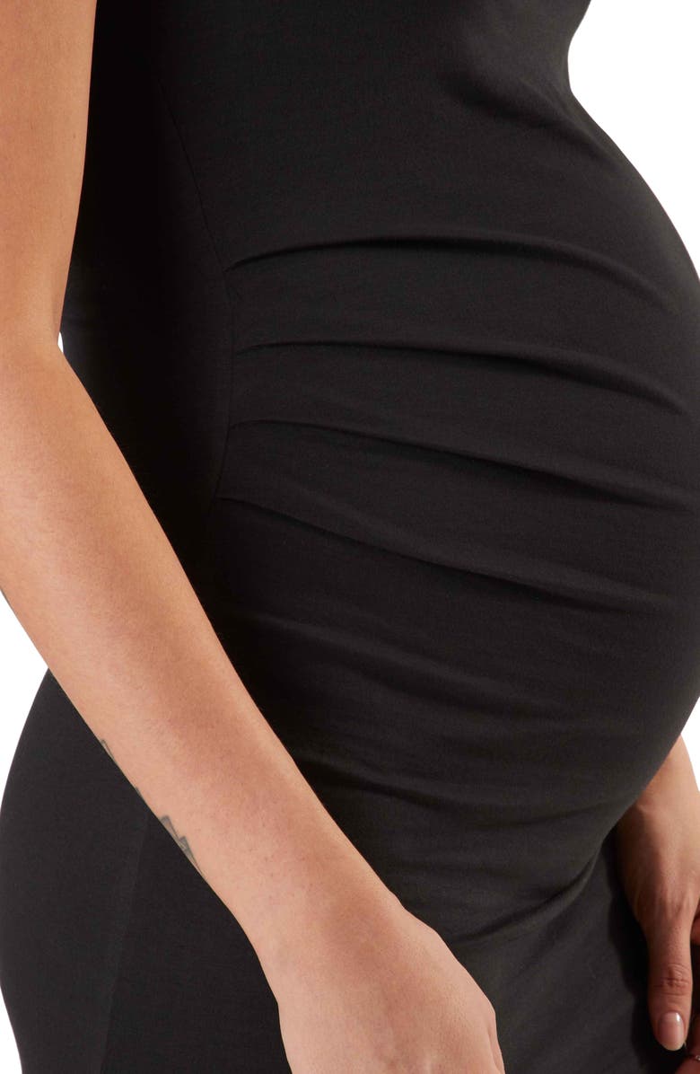 Stowaway Collection Ballet Ruched Maternity Dress, Alternate, color, 