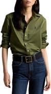 Polo Ralph Lauren Classic Fit Cotton Twill Button-Up Shirt