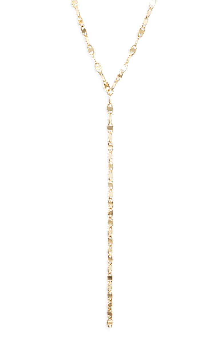 Chelsea28 Demi Fine Shimmer Y-Necklace, Alternate, color, Gold