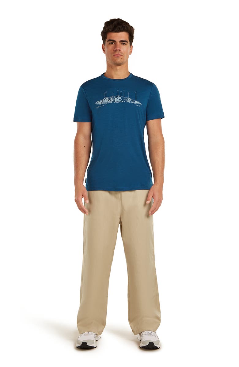 Icebreaker Merino 150 Tech Lite Graphic T-Shirt, Alternate, color, Atlantis