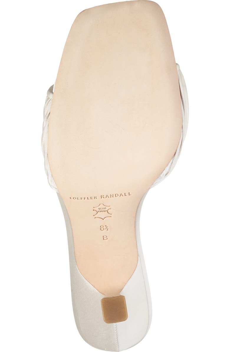 Loeffler Randall Naima Gathered Sandal, Alternate, color, Cream