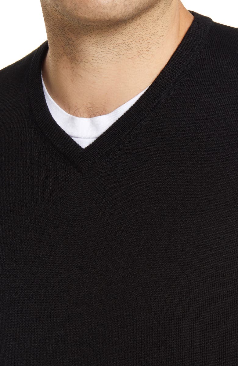 Peter Millar Crown Wool & Silk V-Neck Sweater, Alternate, color, 