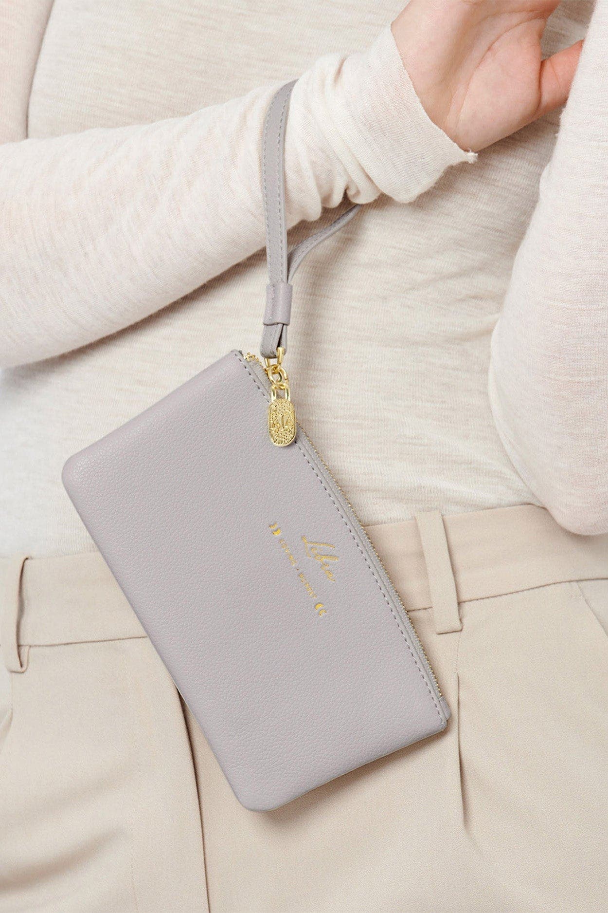 Katie Loxton Zodiac Wristlet Pouch, Alternate, color, Libra