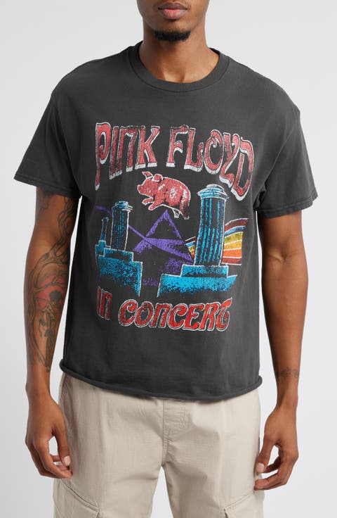 Pink Floyd Animal Crop Graphic T-Shirt