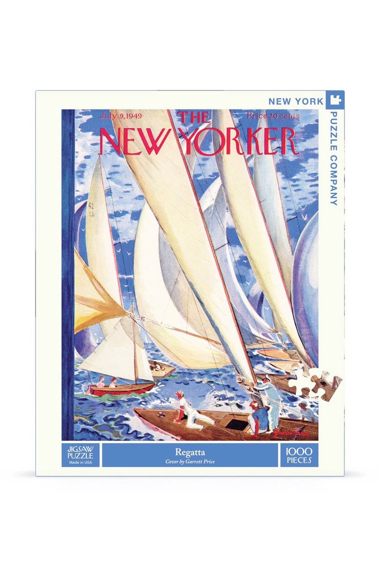 NEW YORK PUZZLE COMPANY Regatta 1000 Piece Puzzle, Main, color, NO COLOR