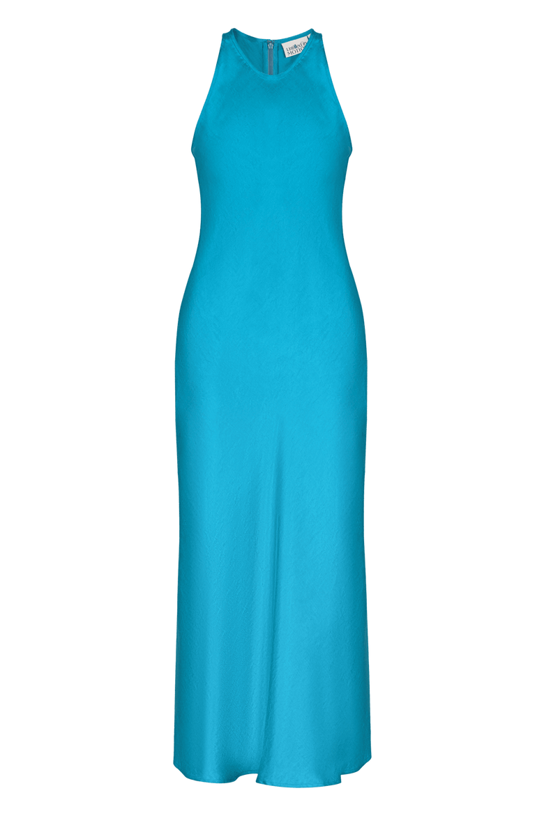 Atlantis Silky Bias Cut Maxi Dress, Main, color, Capri