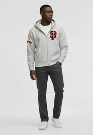 Champion Men's Champion  Gray San Francisco Giants Reverse Weave Chenille Full-Zip Hoodie