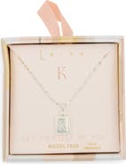 Leith Initial Pendant Necklace