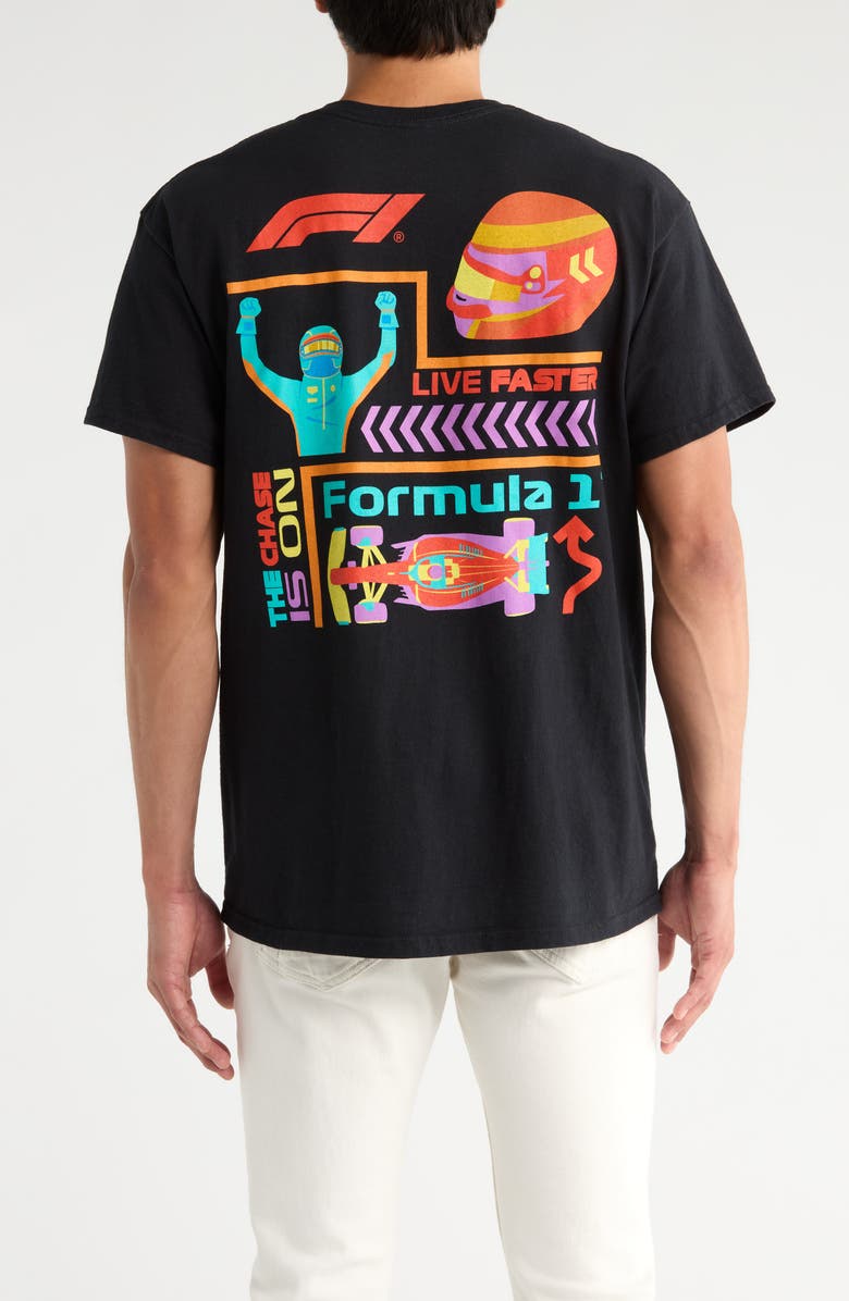 Junk Food F1 Cotton Graphic T-Shirt, Alternate, color, Black
