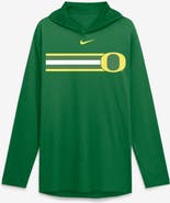 Nike Men's Nike Green Oregon Ducks Primetime Pattern Tri-Blend Dri-FIT Long Sleeve Hooded T-Shirt