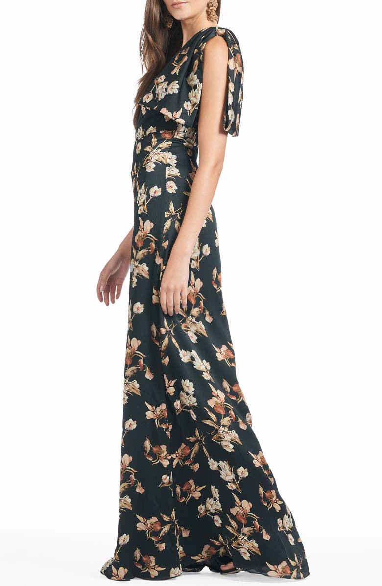 Sachin & Babi Chelsea Floral One Shoulder Gown, Alternate, color, 