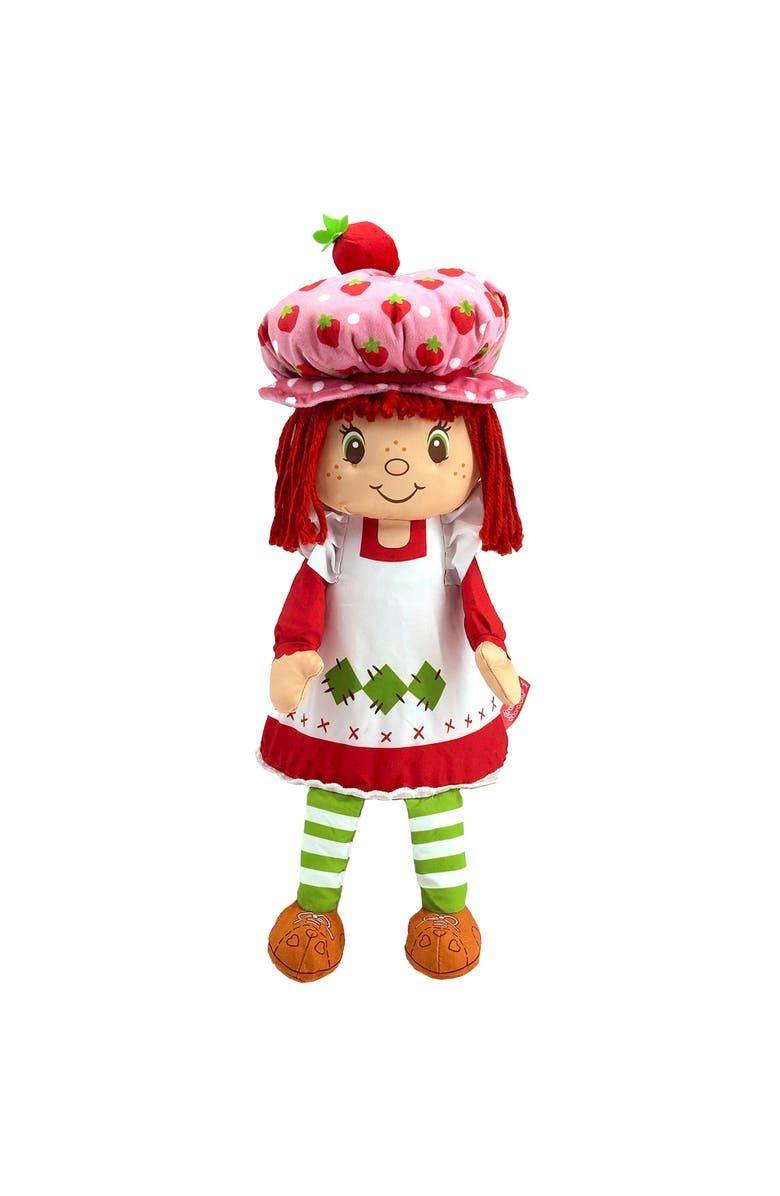 Strawberry Shortcake Pop n Flip 15 Inch Strawberry Shortcake Plush Doll, Main, color, Red