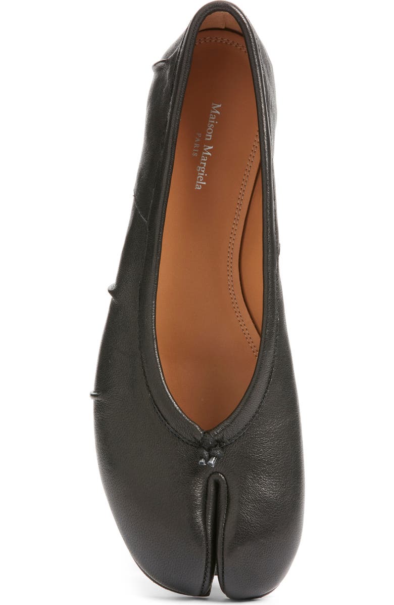 Maison Margiela Tabi Ballet Flat, Alternate, color, Black