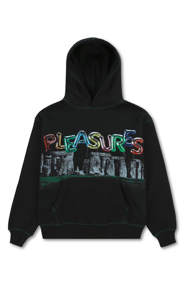 PLEASURES Stonehenge Graphic Hoodie, Alternate, color, 