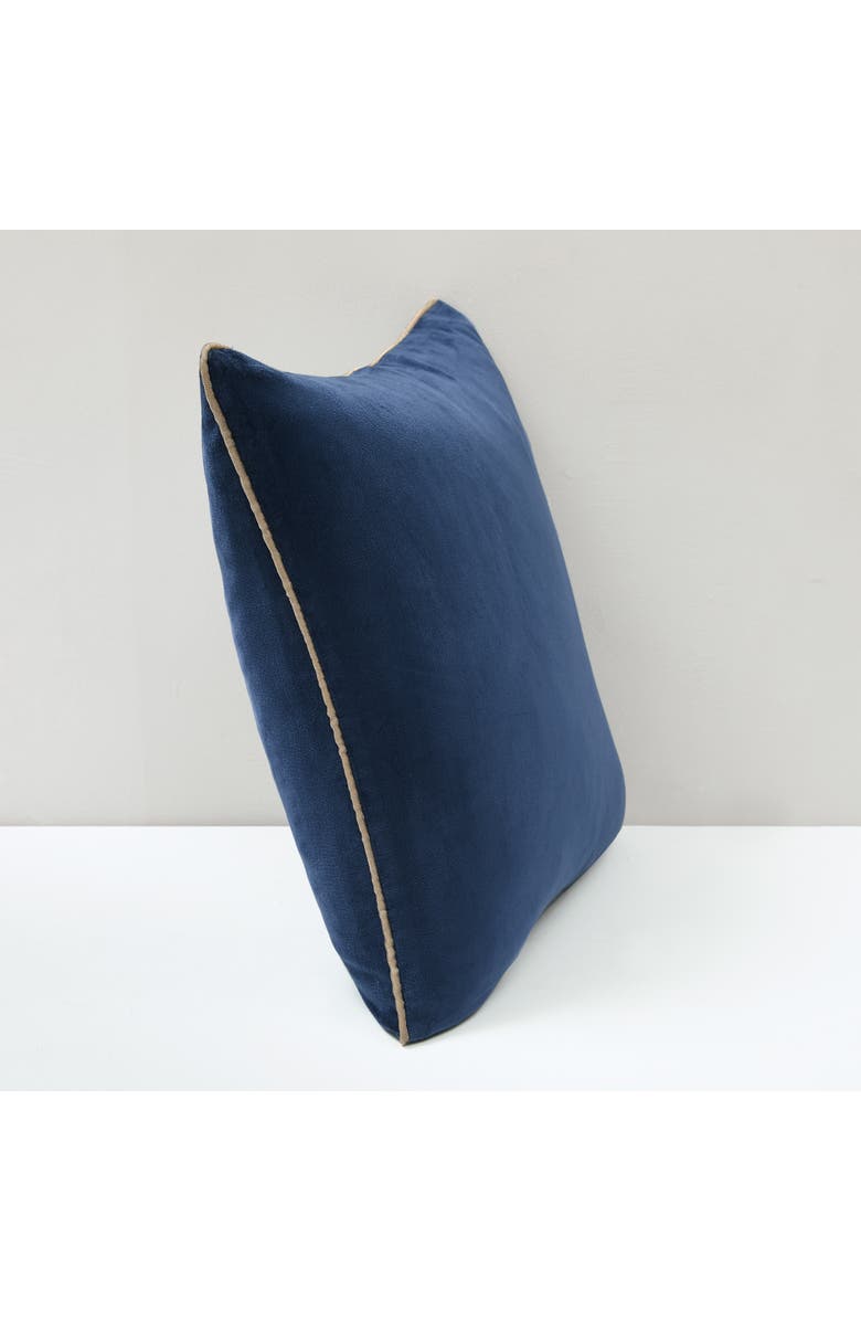 Chuks Collins x Lush Decor Orion Velvet Pillow Cover, Alternate, color, Navy