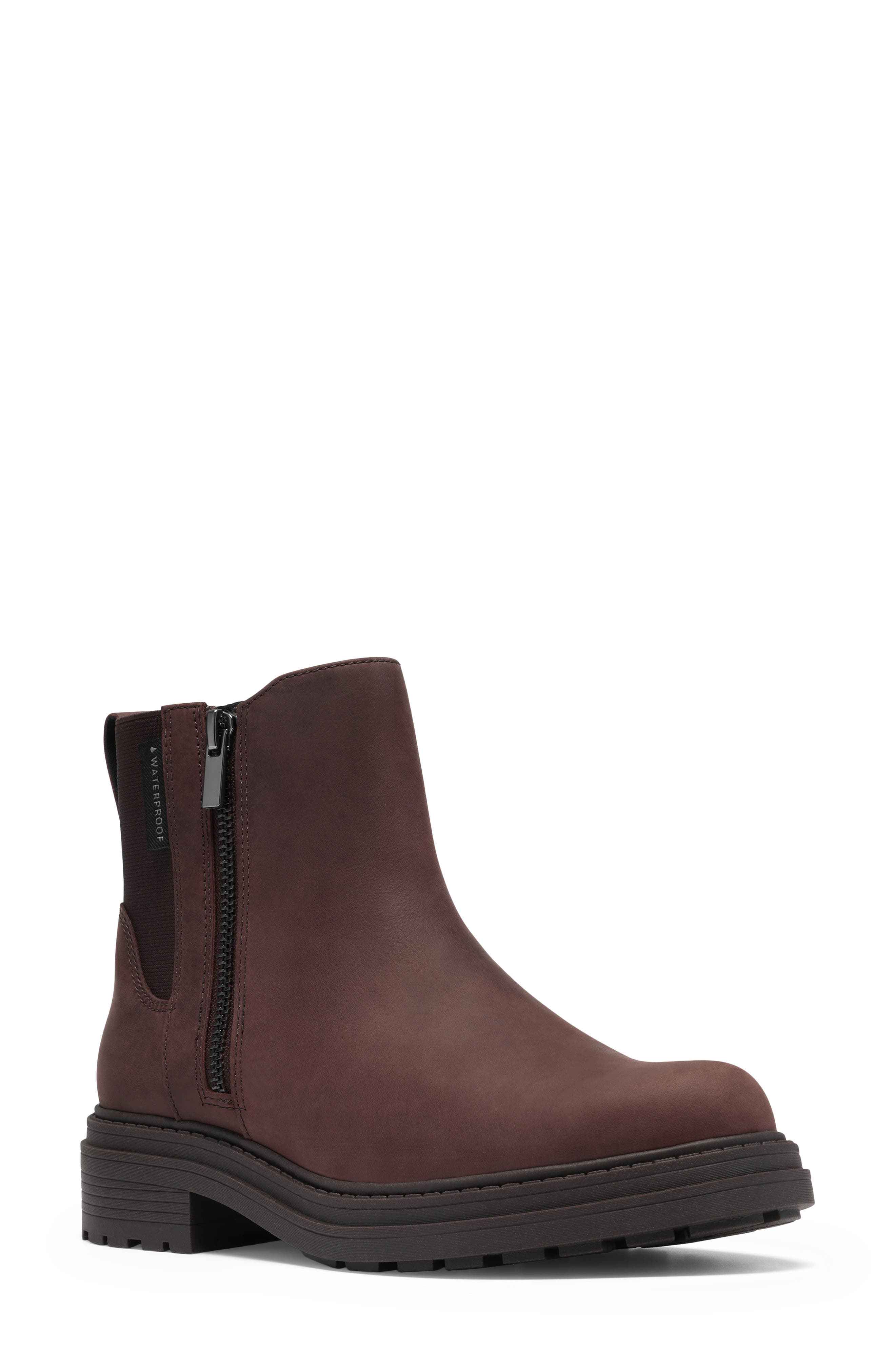 Orinoco 3 Waterproof Bootie, Main, color, DARK BROWN LEA
