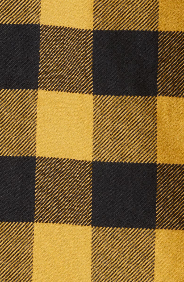 Palm Angels Oversize Buffalo Check Flannel Shirt Jacket, Alternate, color,