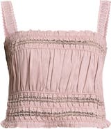 AllSaints Talia Lace Cropped Top