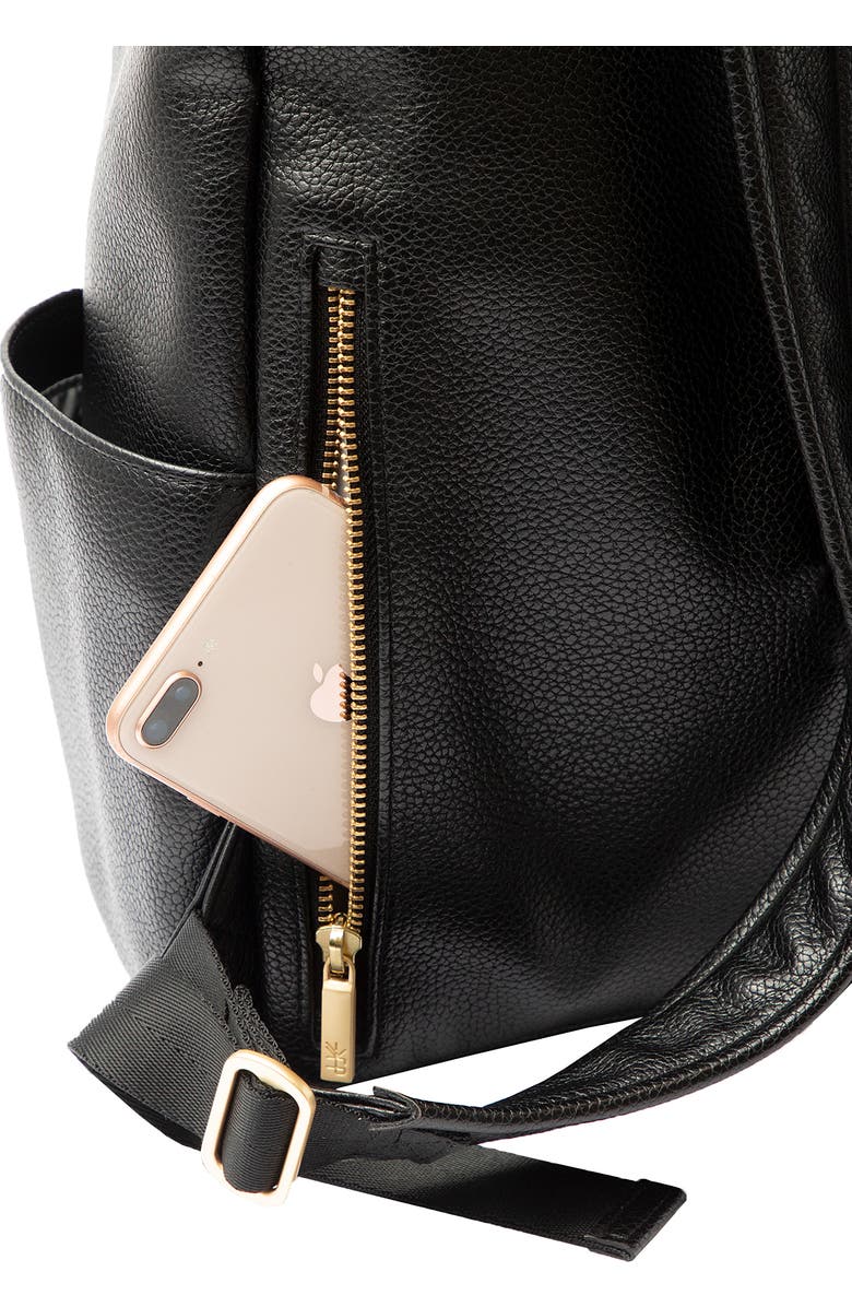 Freshly Picked Classic City Pack Faux Leather Diaper Bag, Alternate, color,