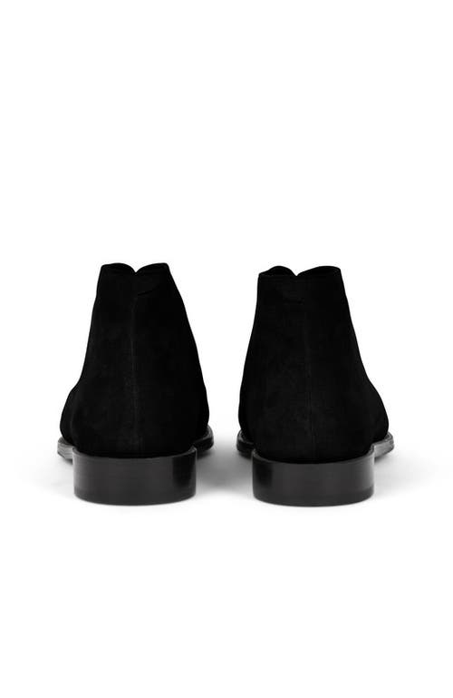 Anthony Veer Arden Chukka Boot In Velvet Noir Black