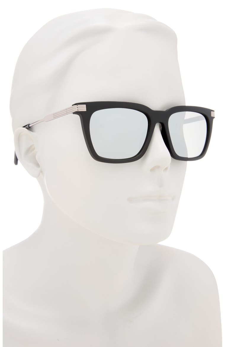 126mm Square Optical Glasses, Alternate, color, BLACK