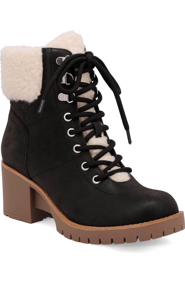 MIA AMORE Blaake Faux Shearling Lug Boot - Wide Width, Main, color,