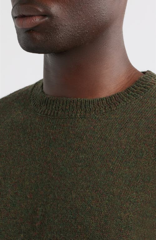 Pendleton Wool Crewneck Sweater In Green