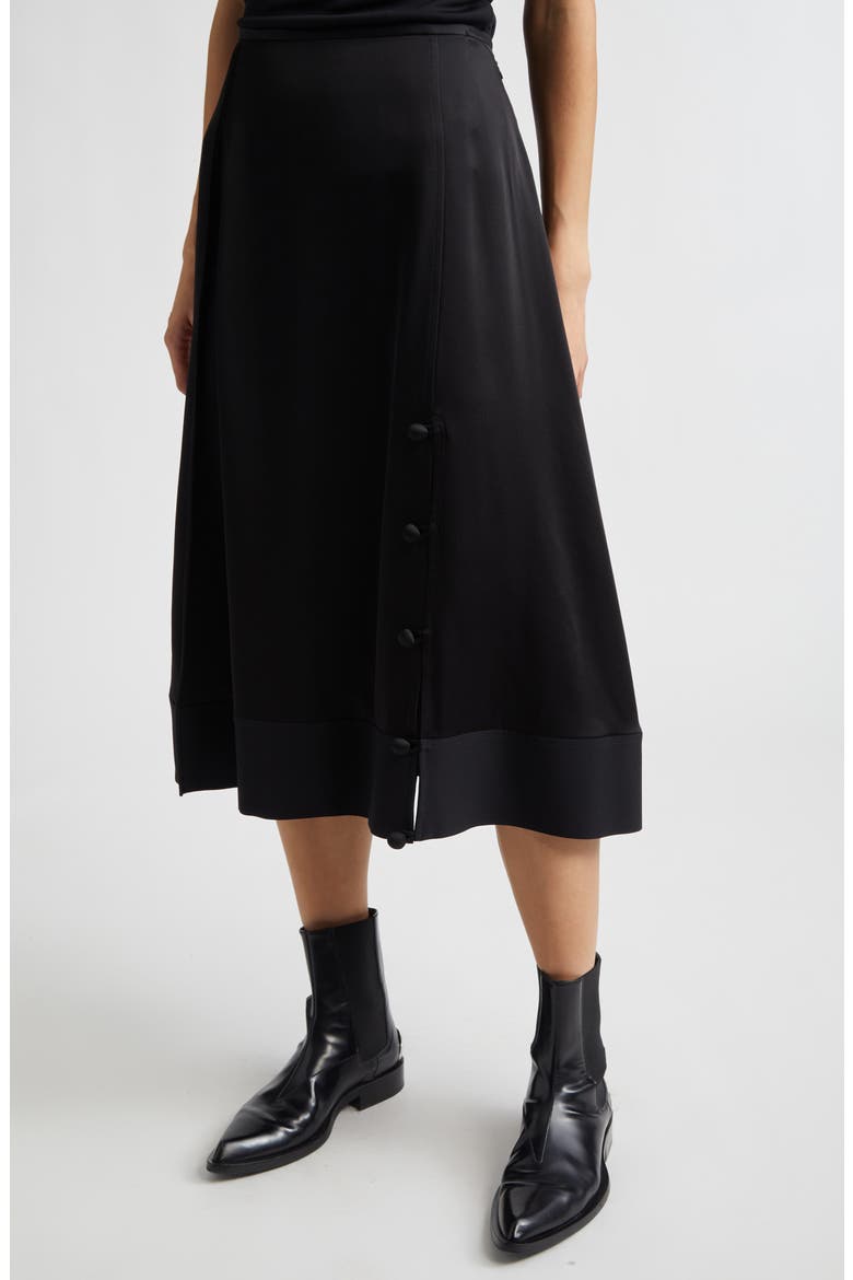 Panelled Skirt, Alternate, color, BLACK