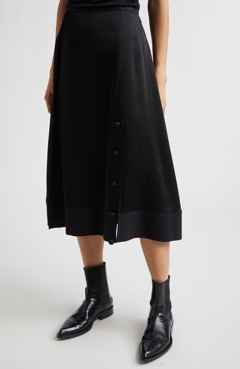 Jil Sander Panelled Skirt, Alternate, color, Black