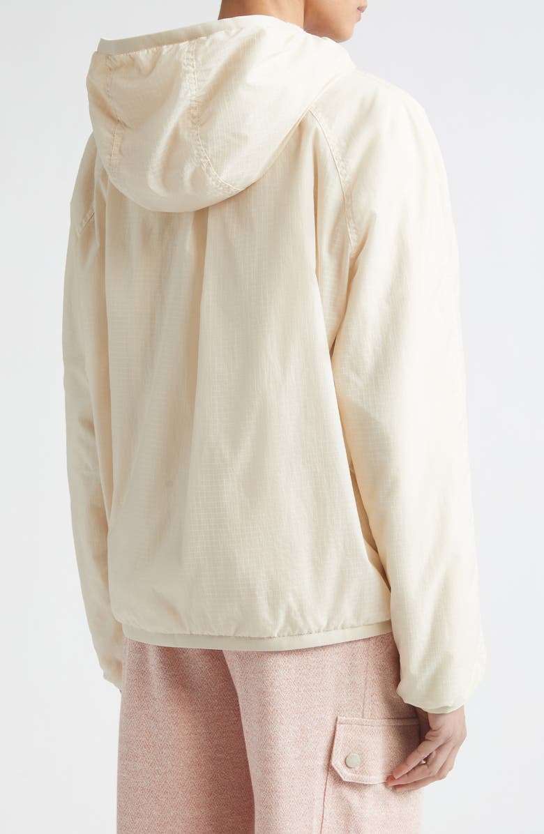 Moncler Grenoble Reversible Polartec<sup>®</sup> High Loft<sup>™</sup> Hoodie, Alternate, color, Milk/ Vanilla